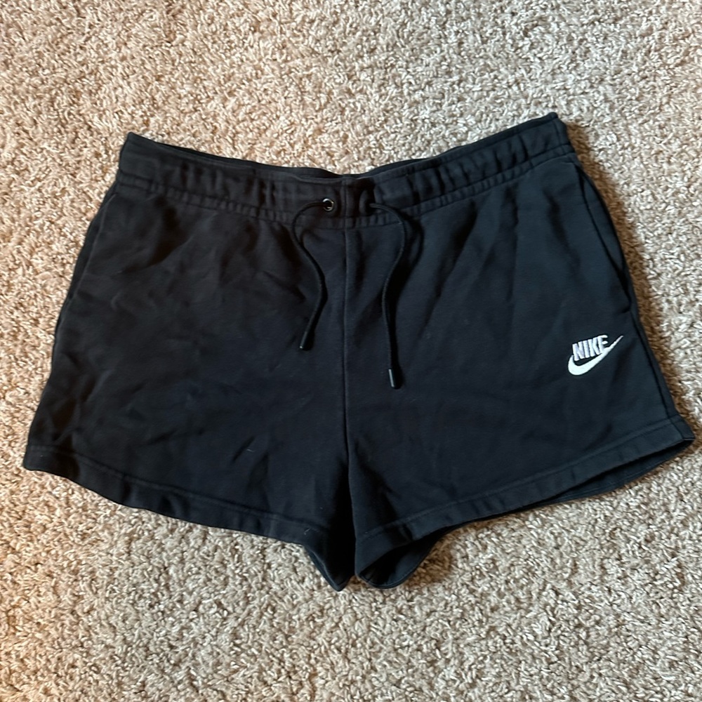 Nike black sweatshort